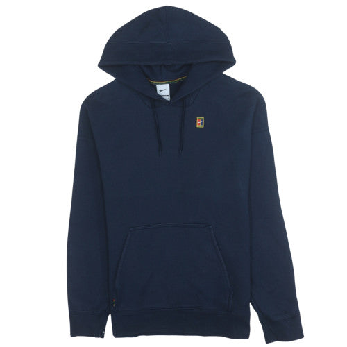 Nike Men's Blue Pullover Hoodie M Loose Fit Sports Fleece