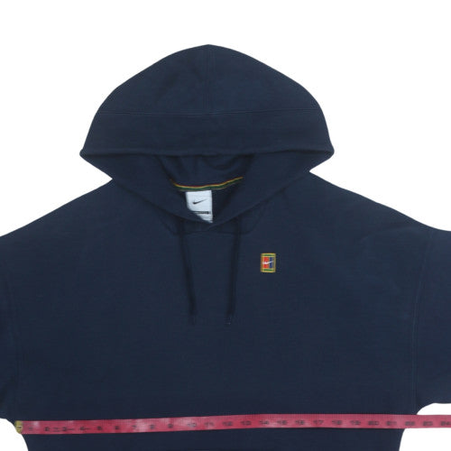 Nike Men's Blue Pullover Hoodie M Loose Fit Sports Fleece