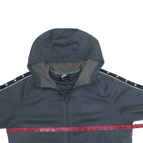 Nike Men's Grey Full Zip Sports Hoodie Size M Regular Fit