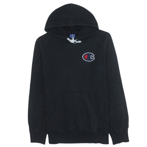 Champion Men's Black XL Pullover Hoodie Fleece Logo Sweatshirt