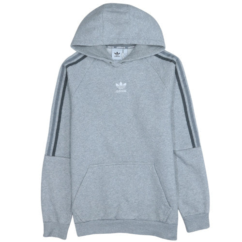 Adidas Men's Grey Pullover Hoodie Size M Regular Fit