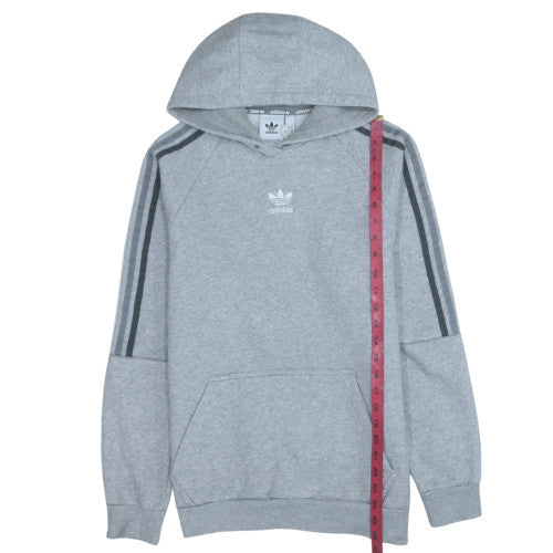 Adidas Men's Grey Pullover Hoodie Size M Regular Fit