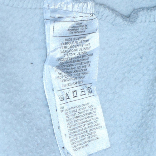 Adidas Men's Grey Pullover Hoodie Size M Regular Fit