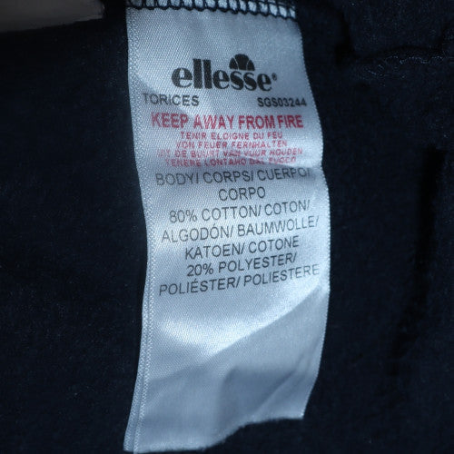Ellesse Womens Navy Hoodie UK 12 Pullover Hooded Sweatshirt