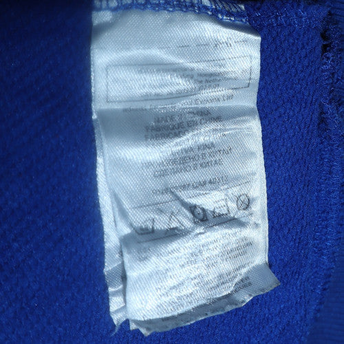 Adidas Mens Blue France Rugby Pullover Hoodie Size M