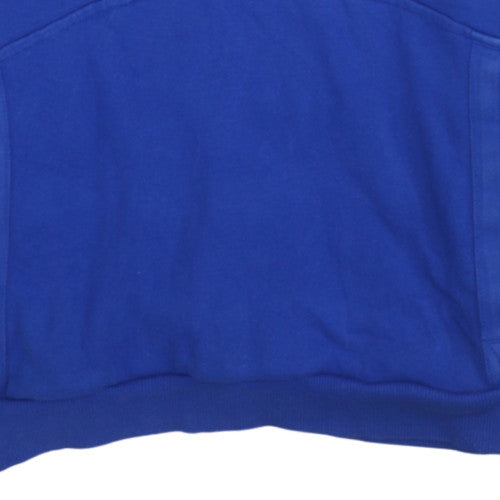 Adidas Mens Blue France Rugby Pullover Hoodie Size M