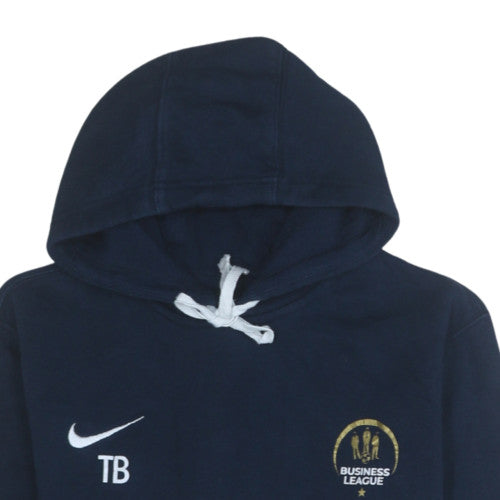 Nike Men Blue Business League Pullover Hoodie Size M
