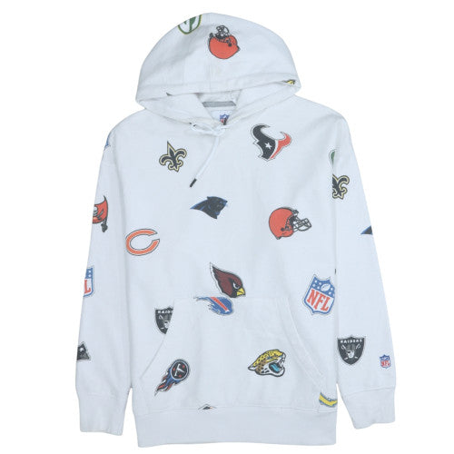 Celio NFL Men’s White Graphic Print Pullover Hoodie S