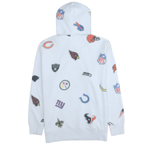 Celio NFL Men’s White Graphic Print Pullover Hoodie S