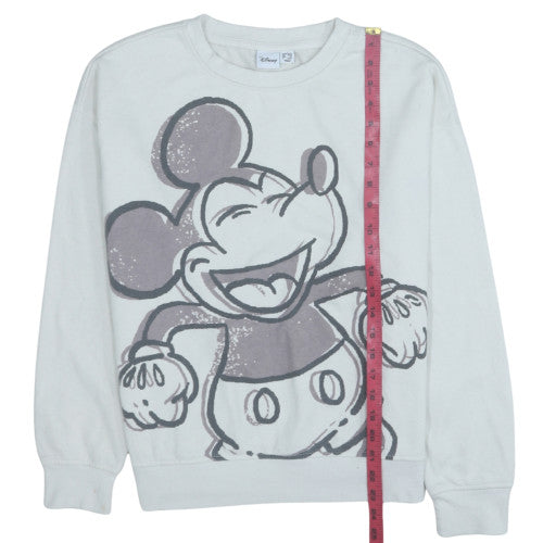 Primark Disney Women White Mickey Mouse Pullover Sweatshirt Size S