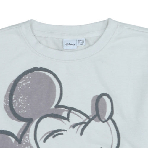 Primark Disney Women White Mickey Mouse Pullover Sweatshirt Size S