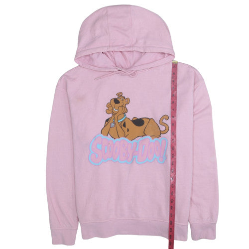 Primark Scooby-Doo Pink Pullover Hoodie Womens L 14/16 Cartoon