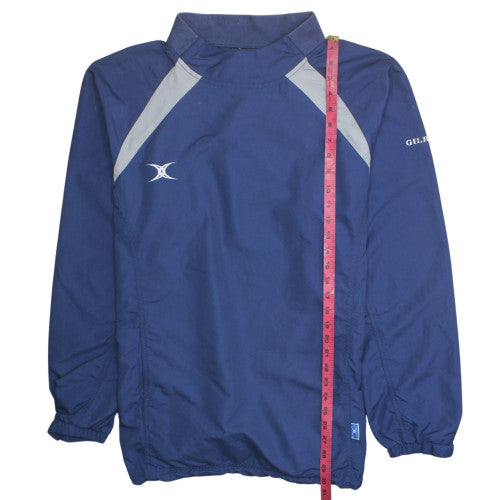 Gilbert Men's Blue 2XL Pullover Rugby Sweatshirt Water Resistant