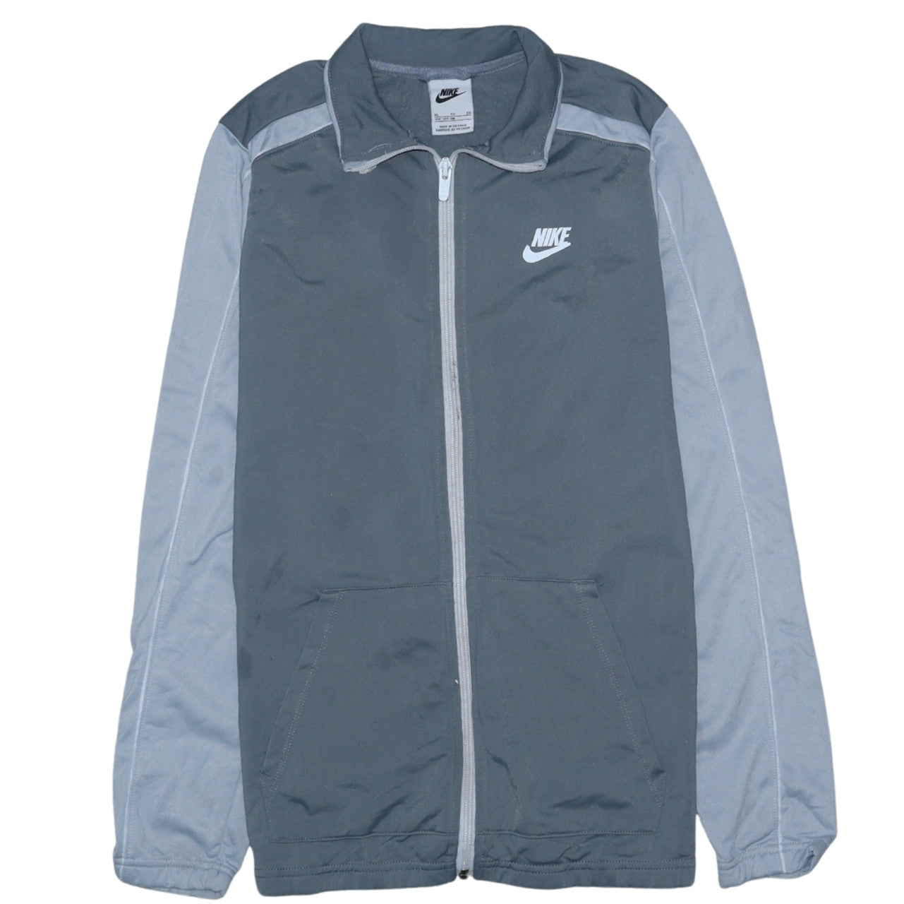 Nike Men's Grey Full Zip Sweatshirt Jacket XL