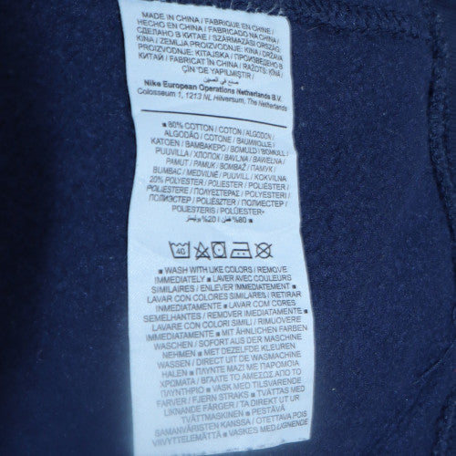 Nike Mens Blue Crew Neck Pullover Sweatshirt Size M
