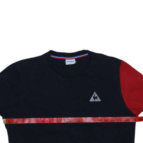 Le Coq Sportif Men's Black Multicolour Crew Neck Sweatshirt Size S