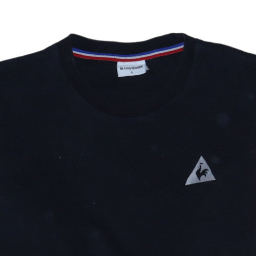 Le Coq Sportif Men's Black Multicolour Crew Neck Sweatshirt Size S