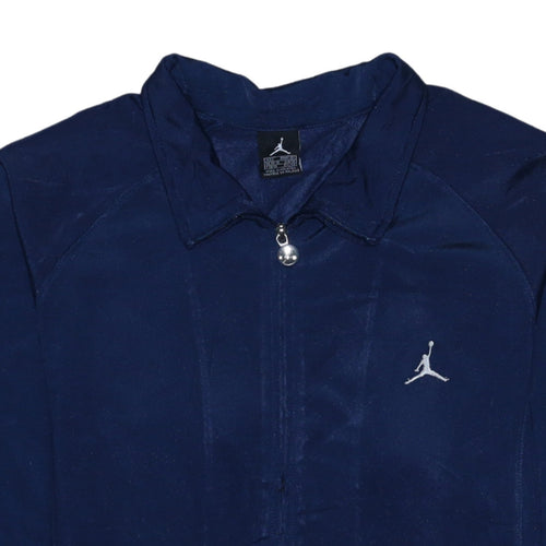 Nike Jordan Men's Navy Blue Full Zip Sweatshirt L Classic Style