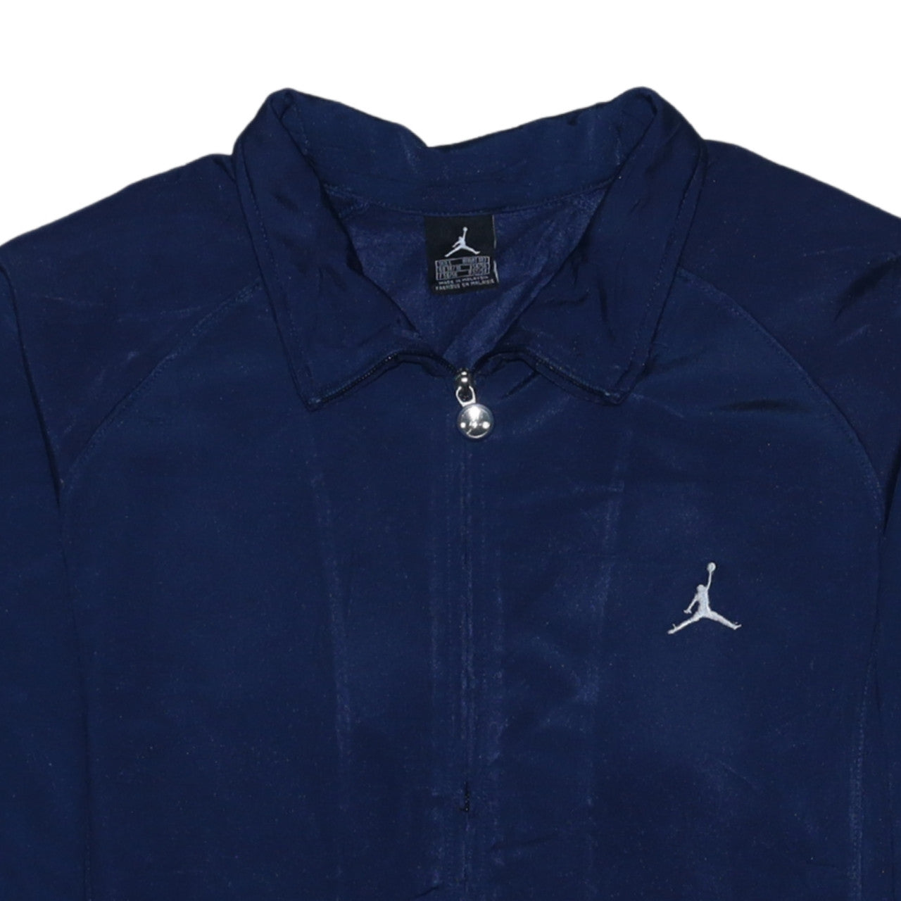 Nike Jordan Men's Navy Blue Full Zip Sweatshirt L Classic Style