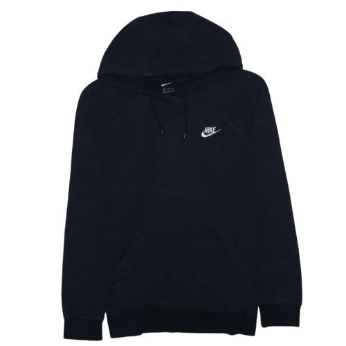 Nike Men's Black Pullover Hoodie L Logo Fleece Sweatshirt