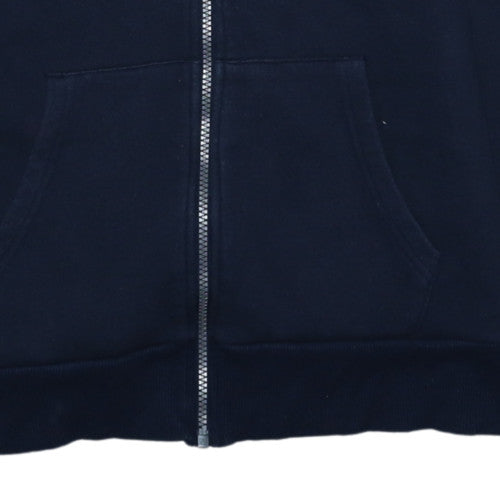 Converse Boys Navy Blue Full Zip Hoodie XL 13-15 Years Cotton Blend