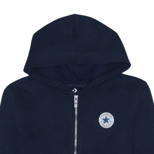 Converse Boys Navy Blue Full Zip Hoodie XL 13-15 Years Cotton Blend