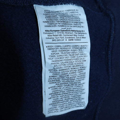 Nike Men's Blue Pullover Hoodie XL Fleece Sportswear