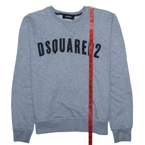 Dsquared2 Men's Grey Crew Neck Pullover Sweatshirt L