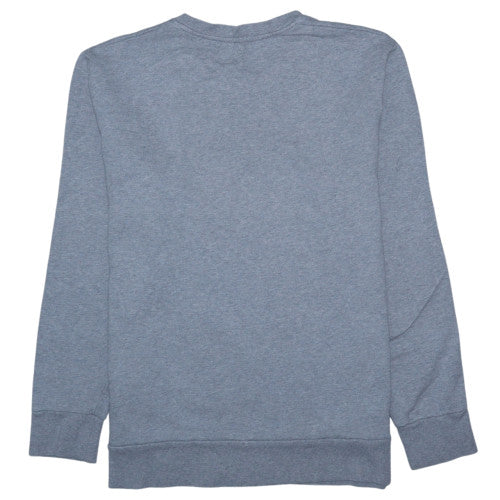 Levi's Men's Grey L Crew Neck Logo Pullover Sweatshirt
