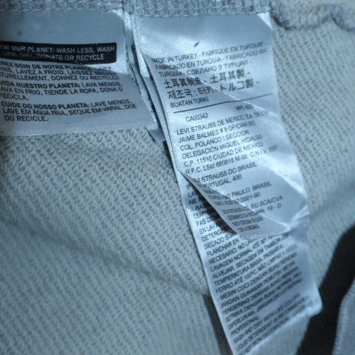 Levi's Men's Grey L Crew Neck Logo Pullover Sweatshirt