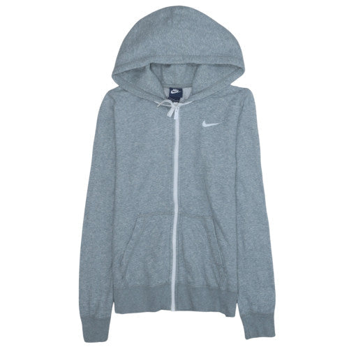 Nike Men’s Grey Full Zip Hoodie Size S Lightweight Sportswear