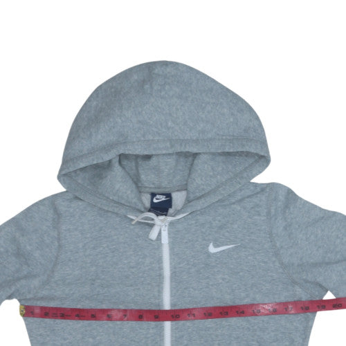 Nike Men’s Grey Full Zip Hoodie Size S Lightweight Sportswear