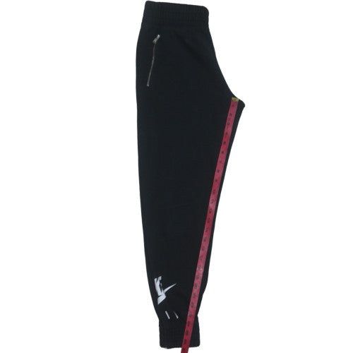 Nike Men's Black Fleece Jogger Sweatpants S Regular Fit Tapered