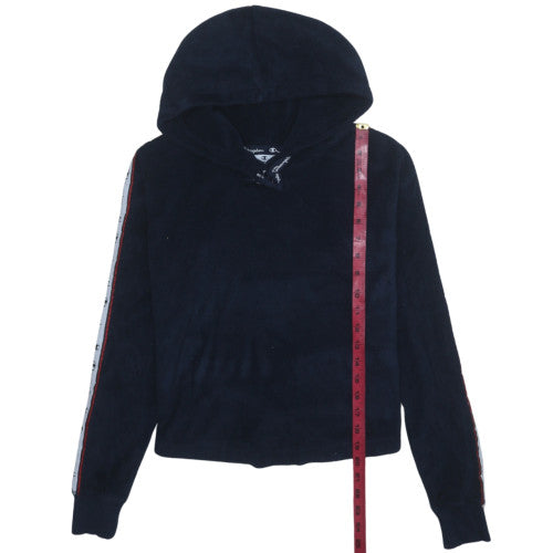 Champion Men's Blue Small Pullover Fleece Hoodie