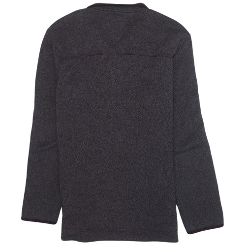 Weird Fish Men's Grey Fleece 1/4 Zip Pullover Sweatshirt L