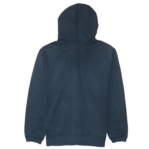 Nike Men's Blue Full Zip Hoodie L Regular Fit Fleece Sweatshirt