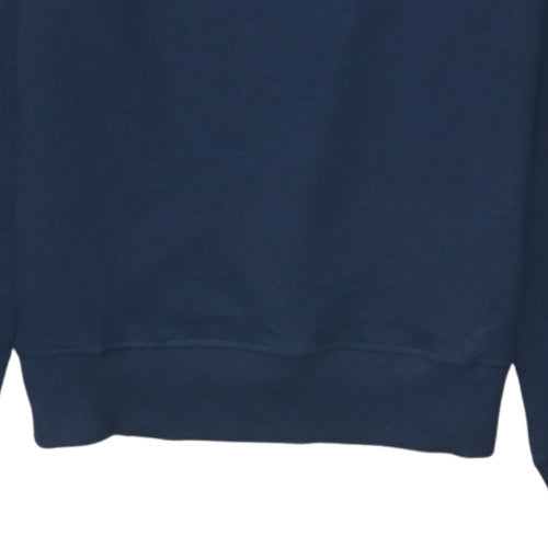 Tommy Hilfiger Men's Blue Small Crew Neck Logo Pullover Sweatshirt