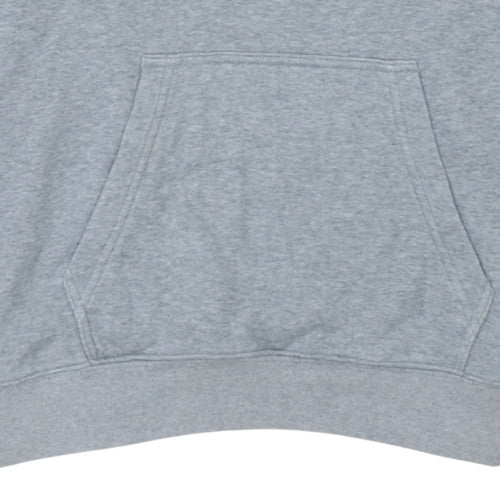 Nike Men's Grey & Navy Pullover Hoodie L Athletic Fit