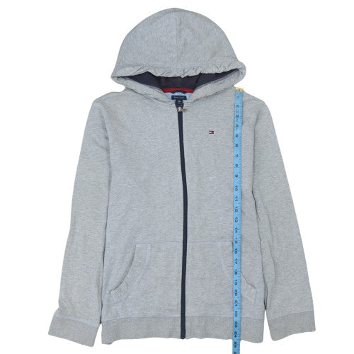 Tommy Hilfiger Teens Grey Full Zip Hoodie XL Regular Fit