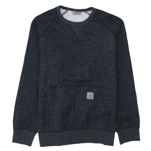 Carhartt Mens Grey Crew Neck Pullover Sweatshirt L Regular Fit