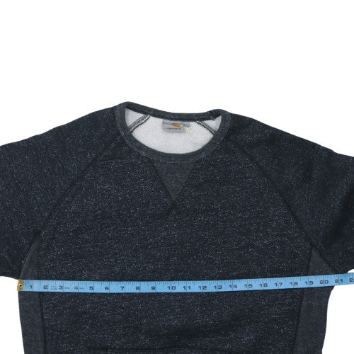 Carhartt Mens Grey Crew Neck Pullover Sweatshirt L Regular Fit