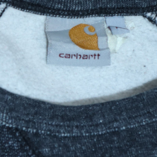 Carhartt Mens Grey Crew Neck Pullover Sweatshirt L Regular Fit