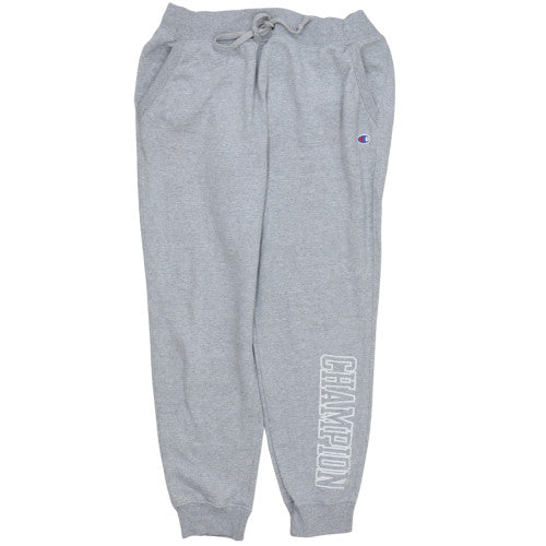 Champion Men’s Grey Jogger Fleece Sweatpants L Regular Fit
