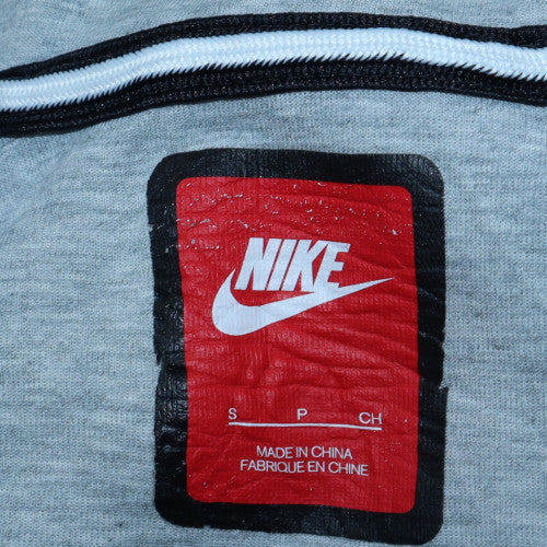 Nike Men's Grey Full Zip Hoodie Size S Regular Fit Sportswear