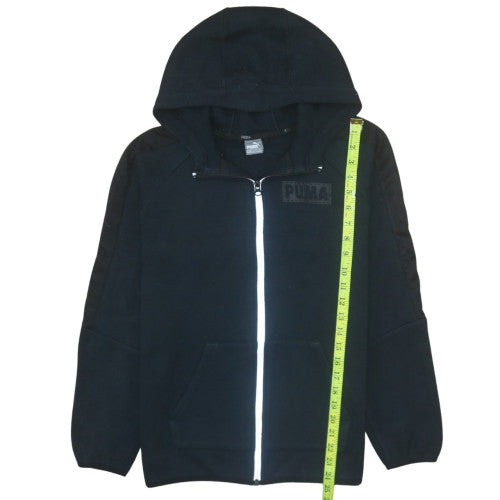 Puma Men's Black Full Zip Hoodie Fleece L Sportswear
