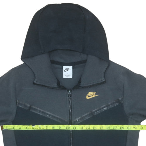 Nike Men's Grey Full Zip Hoodie Small Regular Fit Sportswear