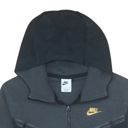 Nike Men's Grey Full Zip Hoodie Small Regular Fit Sportswear