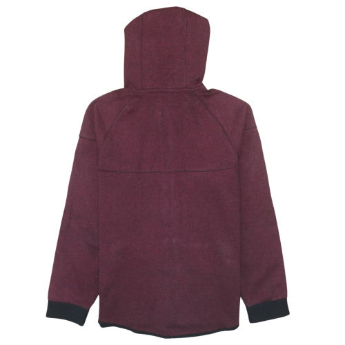 Nike Men's Red Full Zip Hoodie Size M Regular Fit