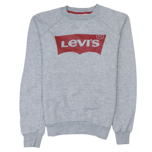 Levi's Men's Grey Logo Pullover Sweatshirt Size M Regular Fit