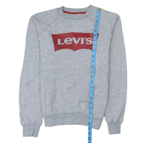 Levi's Men's Grey Logo Pullover Sweatshirt Size M Regular Fit